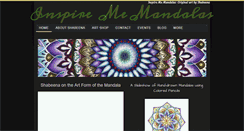 Desktop Screenshot of inspirememandalas.com